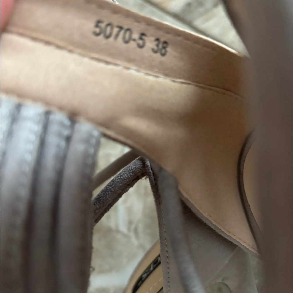 New gray suede Vice heels size 8 - Picture 6 of 7